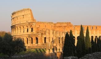 Colosseum at sunrise