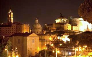 Rome at night